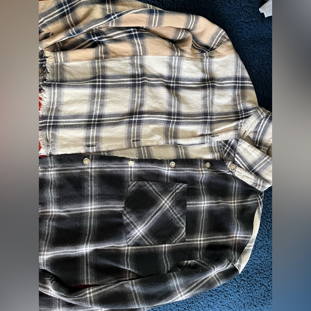 Spanish cropped flannel